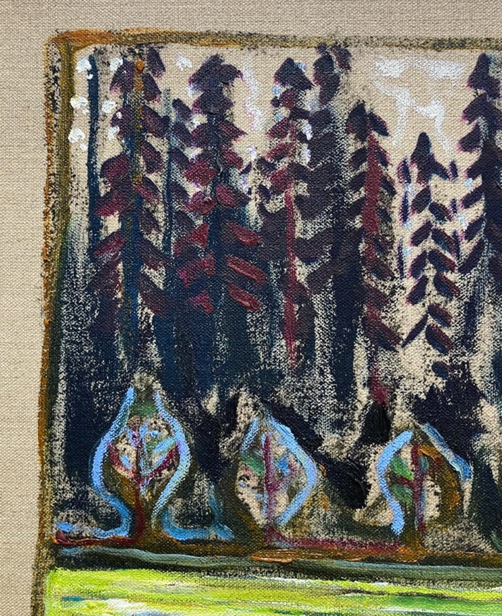 Billy Childish, Boat On The River, 2015