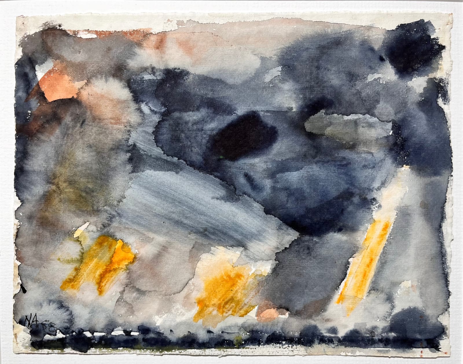 Norman Adams RA, Sunbeams Through Storm Clouds, 1958