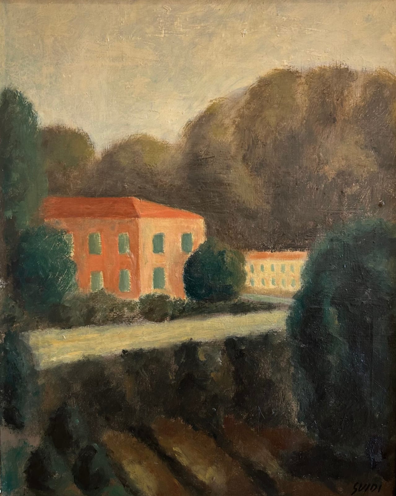 Virgilio Guidi, Paesaggio Veneto (Strà), 1927