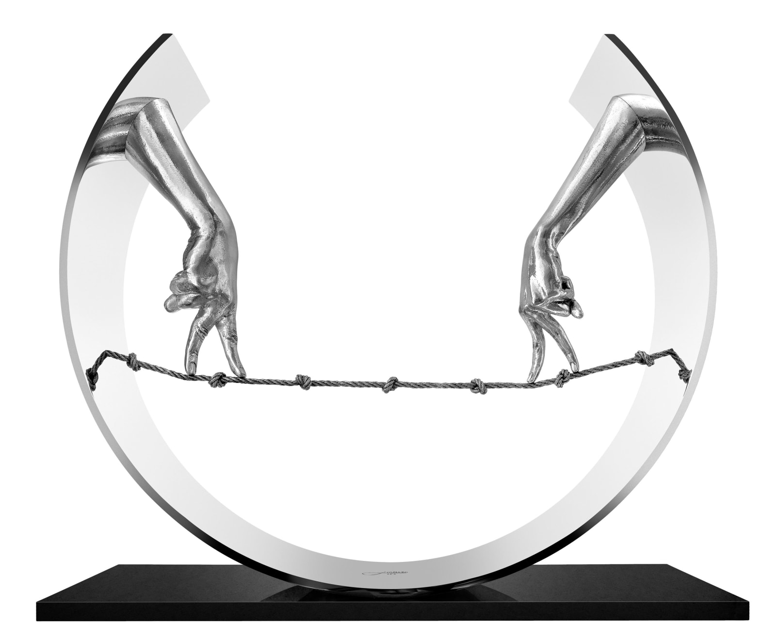 Lorenzo Quinn, TIGHT ROPE, HANDS