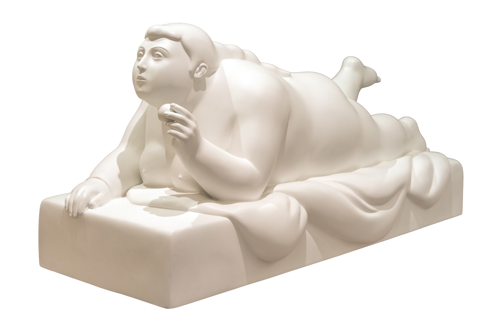 Fernando Botero, Donna sdraiata con pallina, 2013