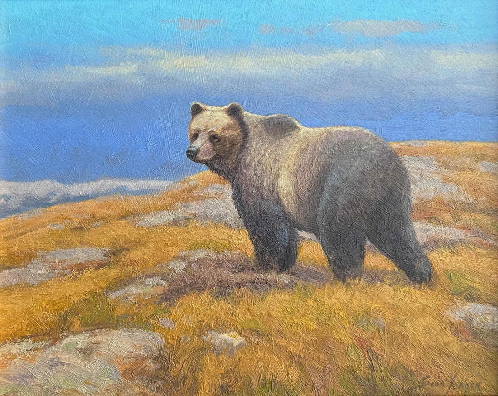 Scott Yeager, Grizzly Above Timberline