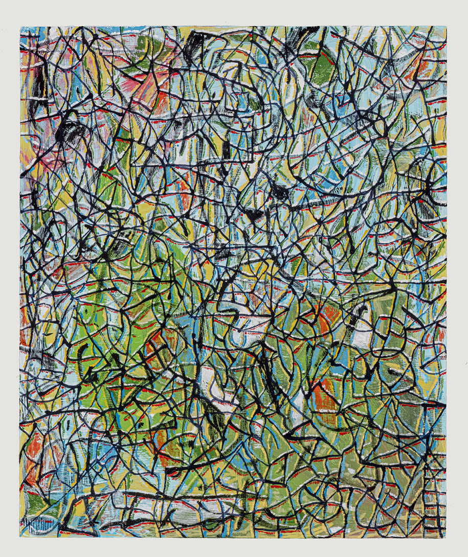 Peter Campbell, Garden Ensnared in Prismatic Cage, 2022