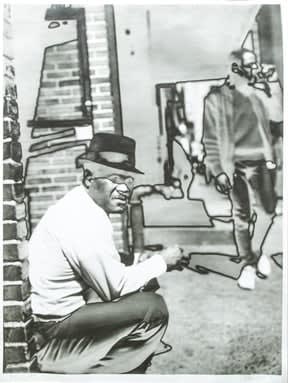 Michael Spano, Seated Masked Man , 1987