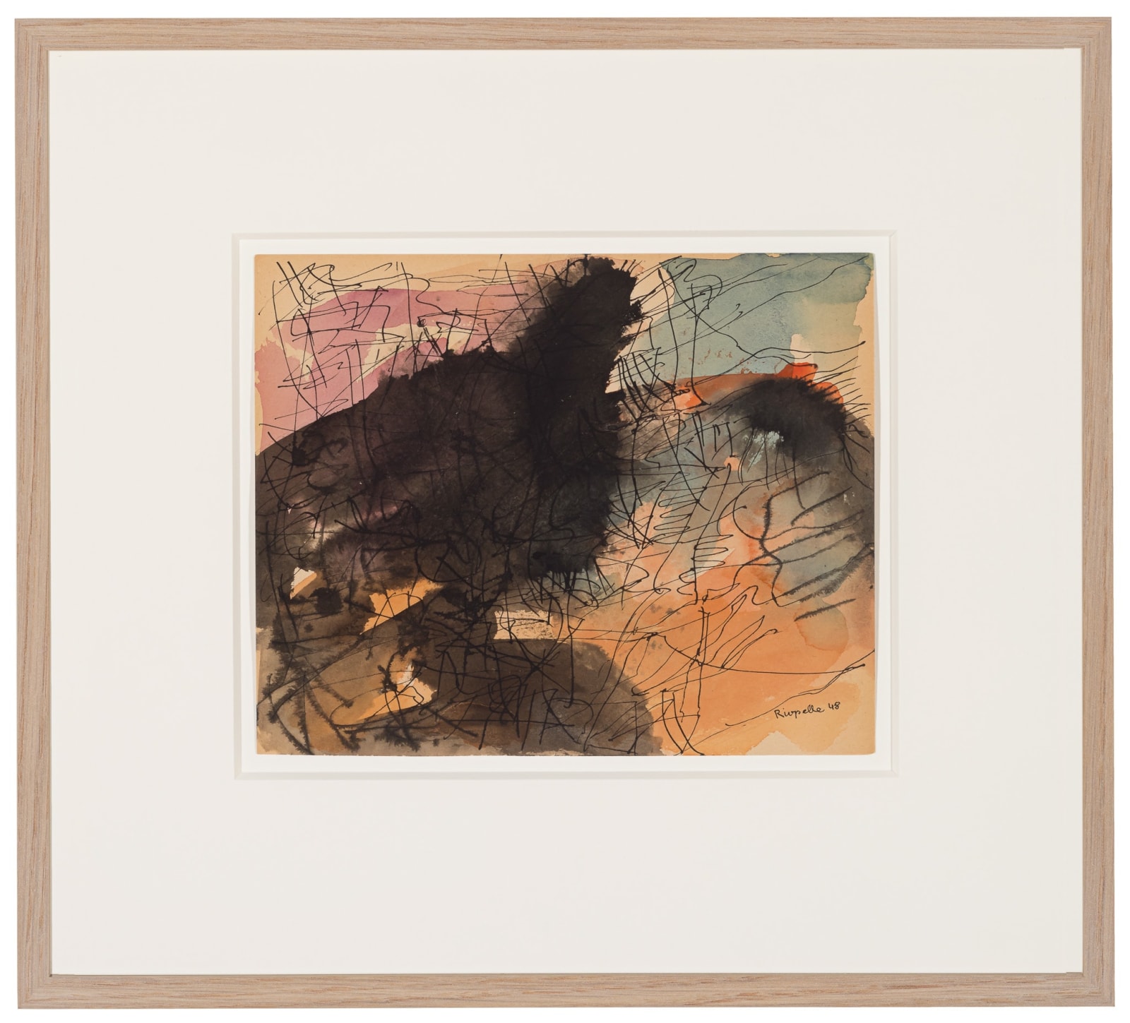 Jean Paul Riopelle, Sans titre, 1948