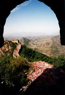 Zheng Lianjie, Binding the Lost Souls, Huge Explosion Great Wall, 1993, ed. 2/15, 1993