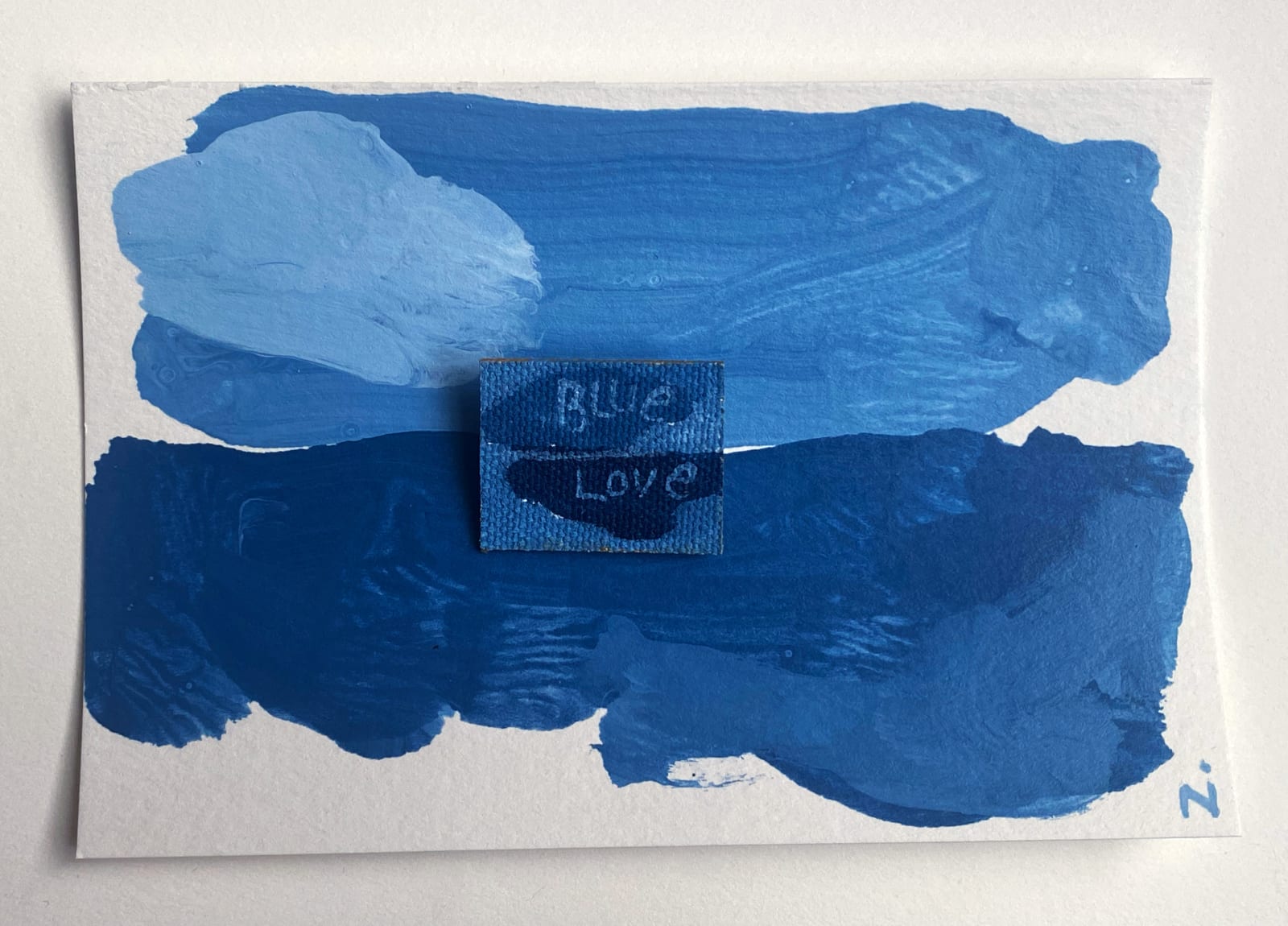 Nigel Scott, Postcard and Pin 4, 2023