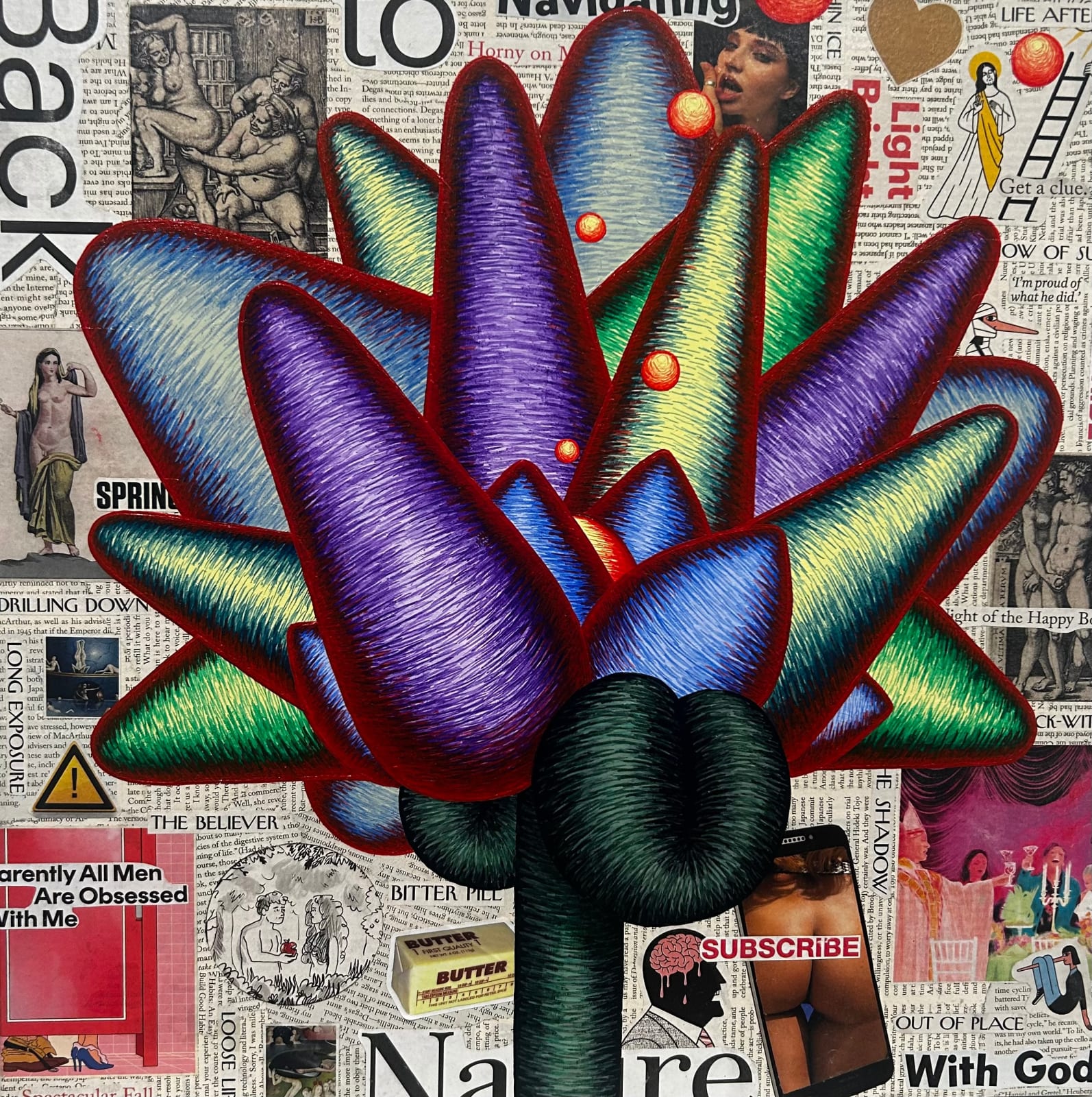 Christian Butterfield, Apology Flower #22, 2024