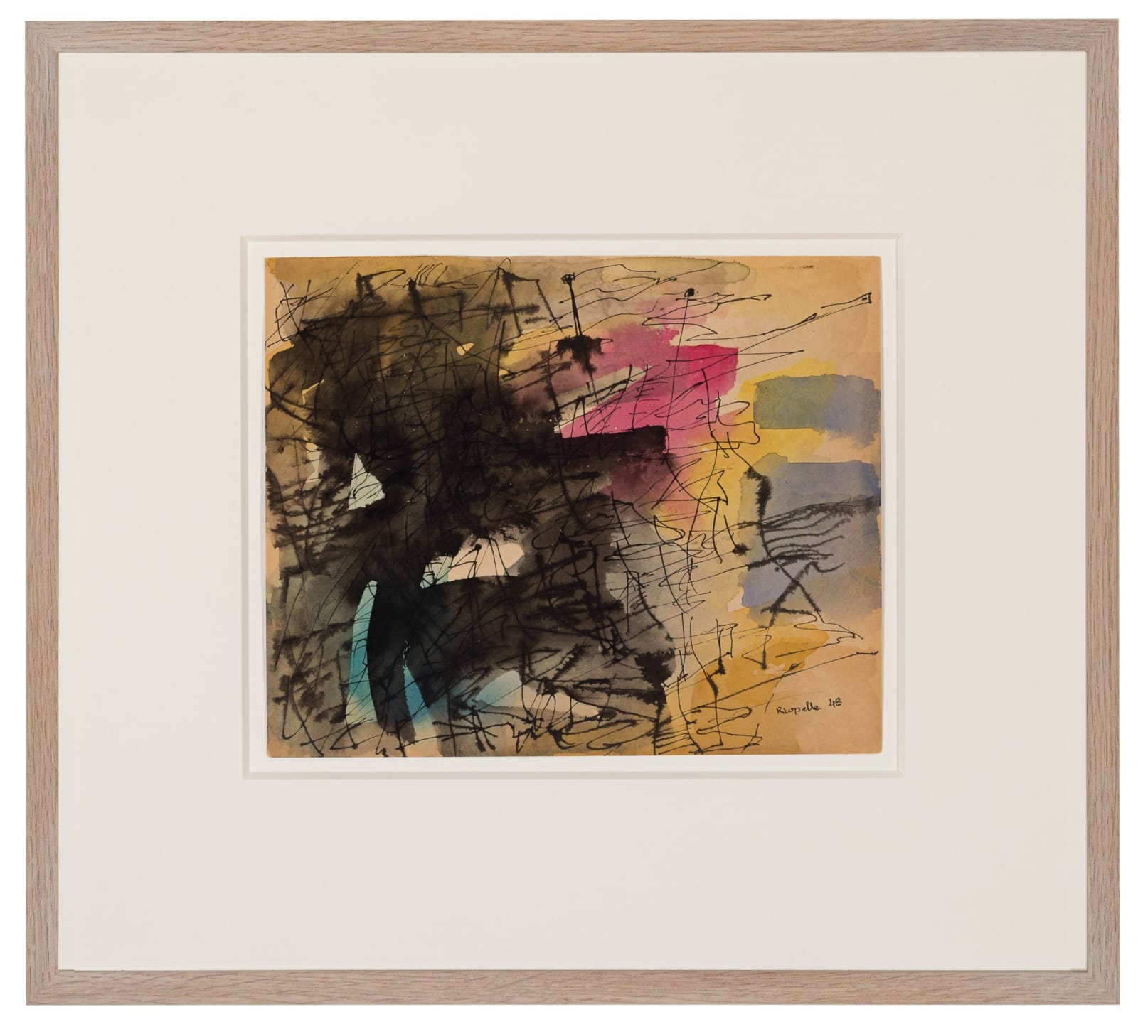 Jean Paul Riopelle, Sans titre, 1948
