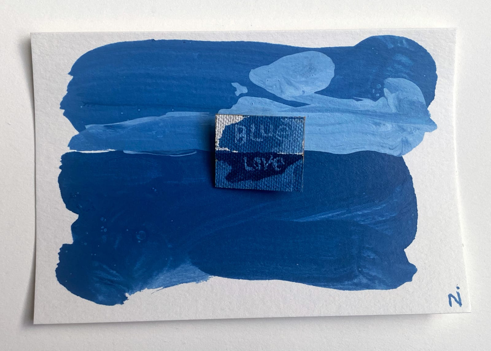Nigel Scott, Postcard and Pin 7, 2023