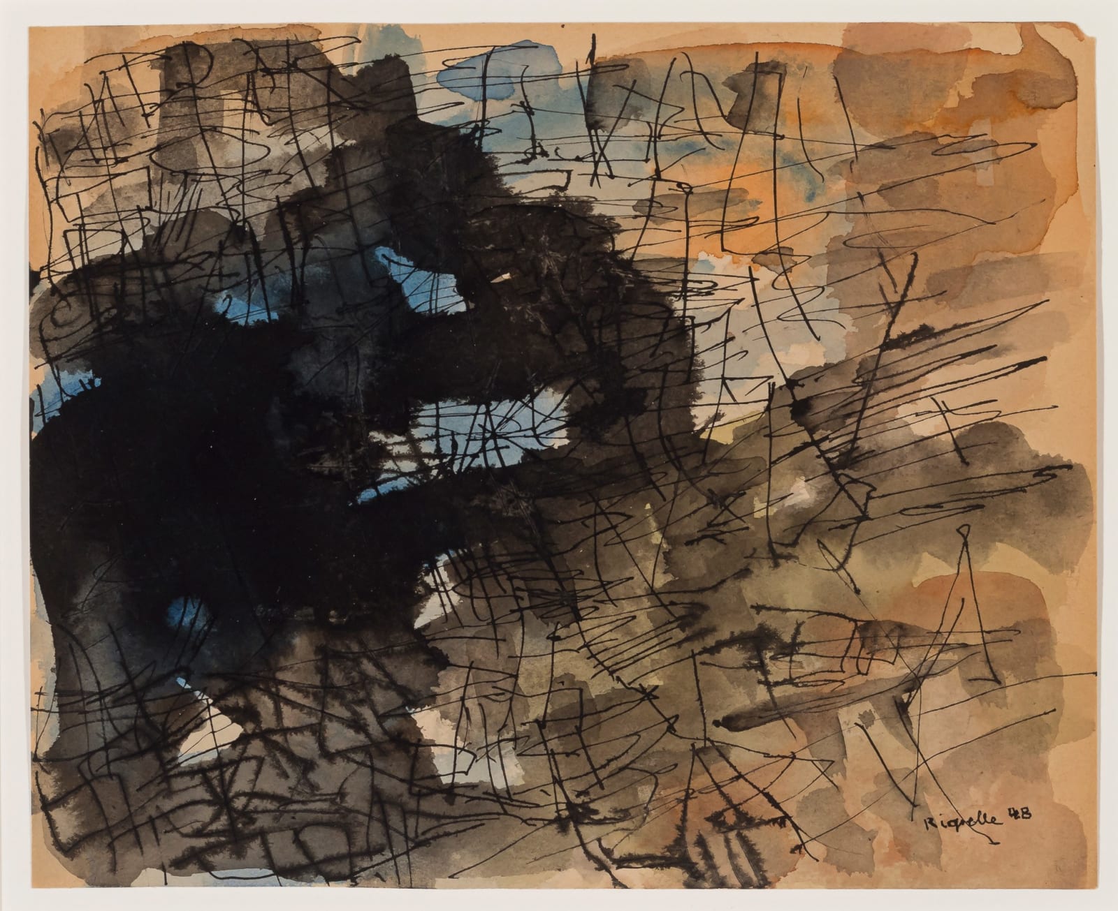 Jean Paul Riopelle, Sans titre, 1948