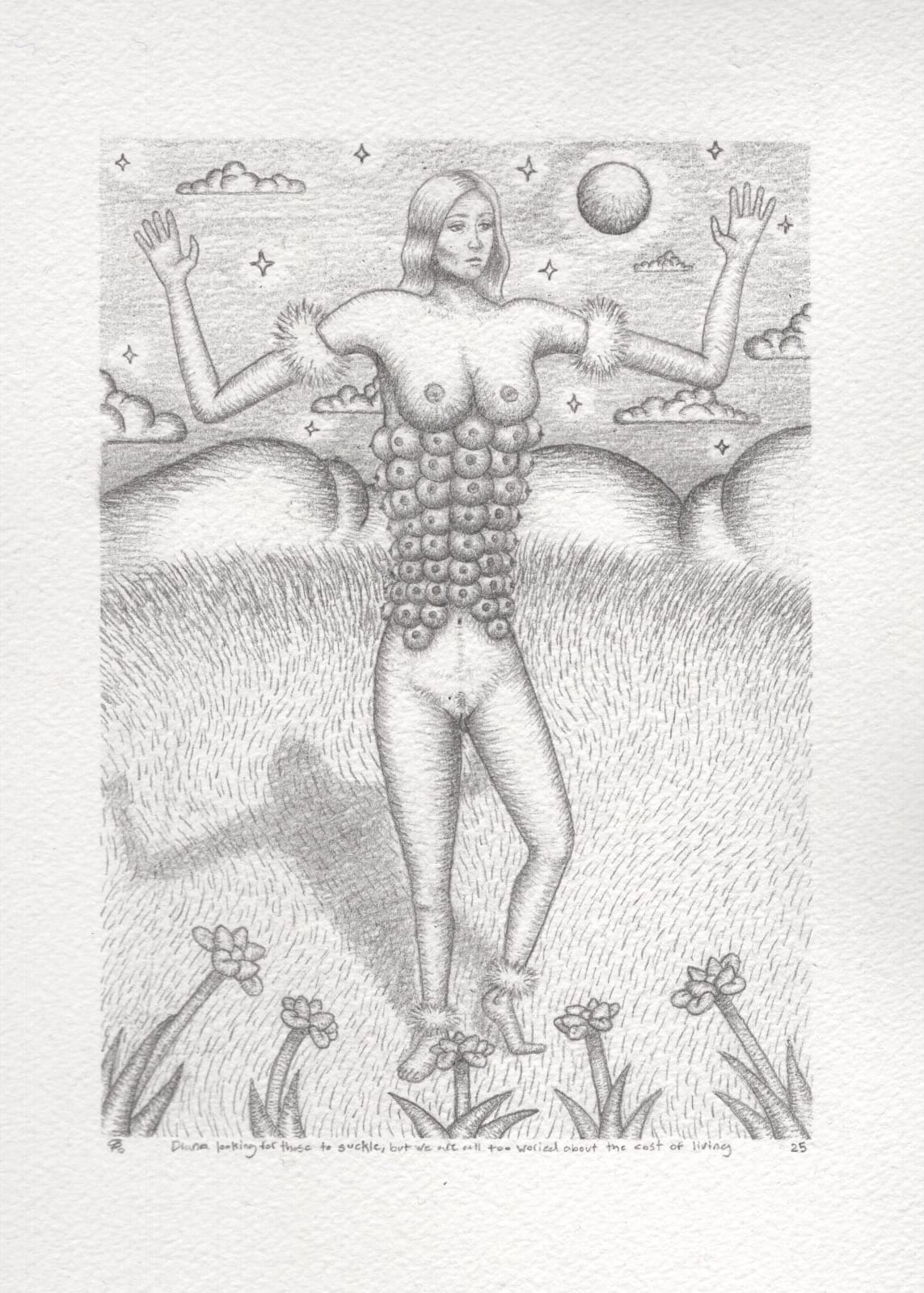 Christian Butterfield, Diana Looking for Those to Suckle, but Everyone is too Worried About the Cost of Living, 2025