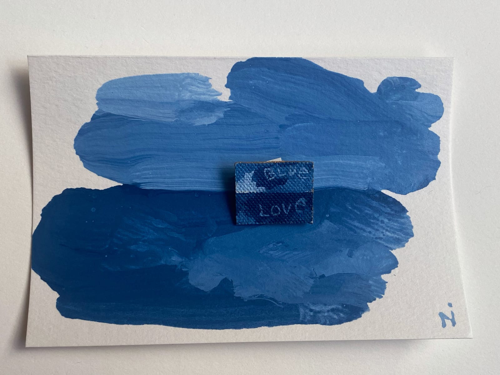 Nigel Scott, Postcard and Pin 10, 2023