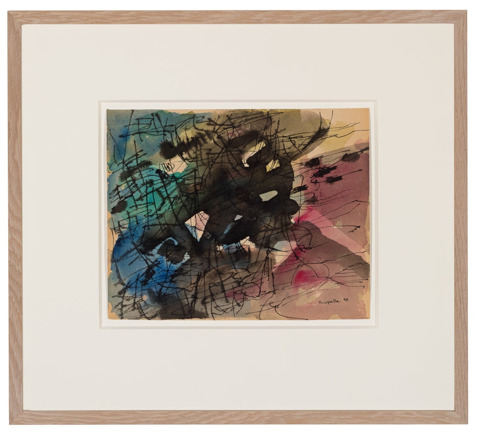 Jean Paul Riopelle, Sans titre, 1948