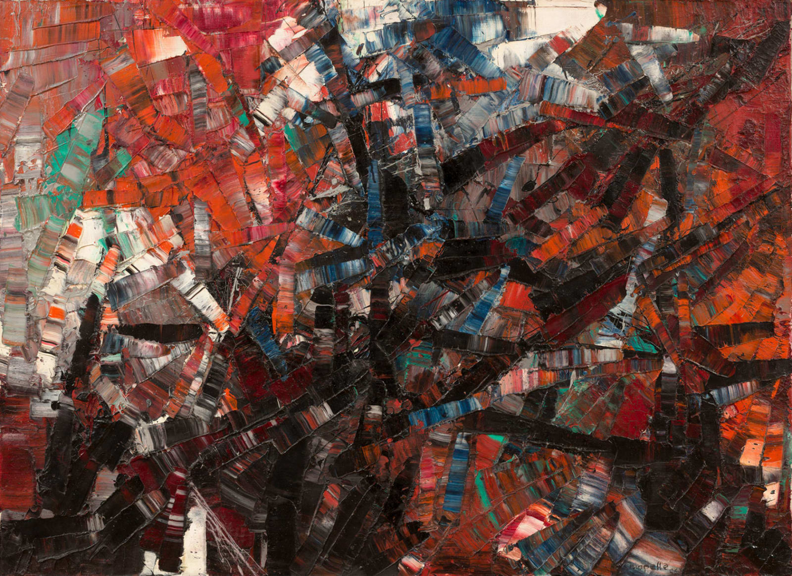 Jean Paul Riopelle, Couleur, 1955