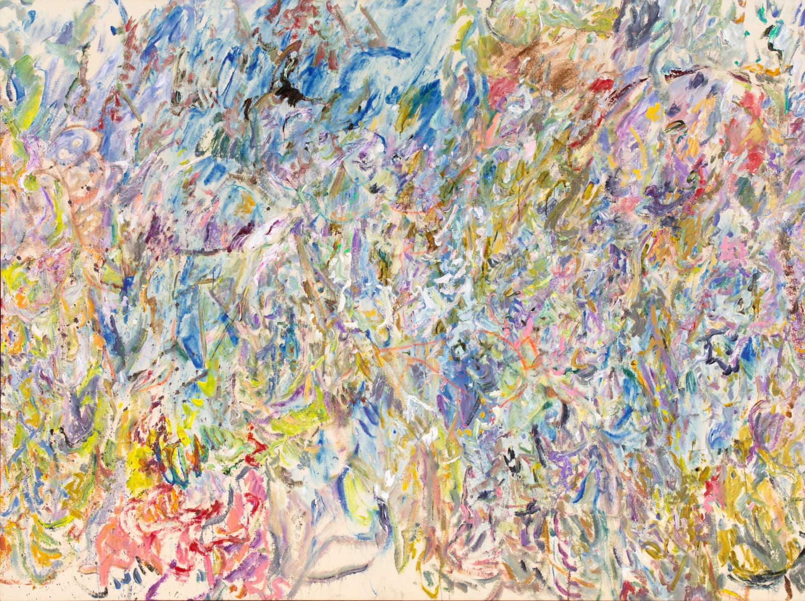 Larry Poons, Falling Away, 2016