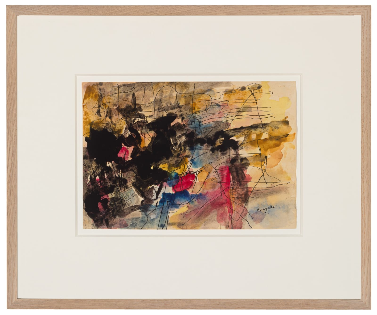 Jean Paul Riopelle, Sans titre, 1948