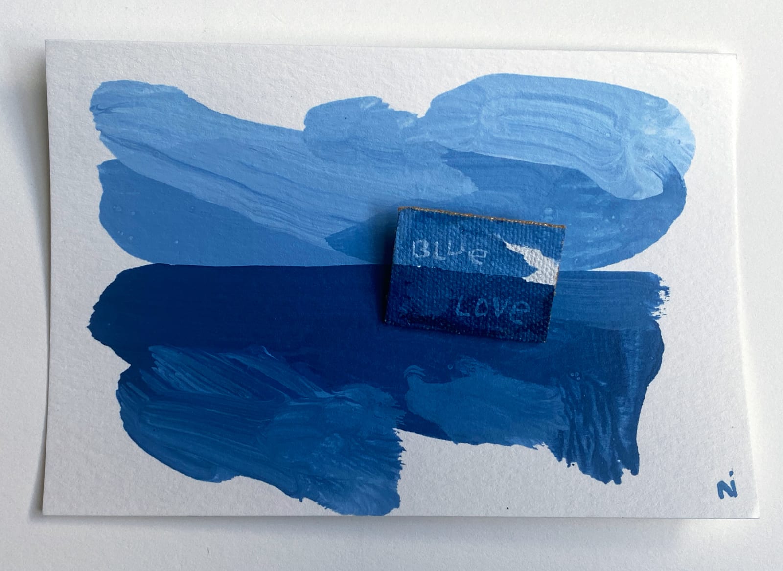 Nigel Scott, Postcard and Pin 14, 2023