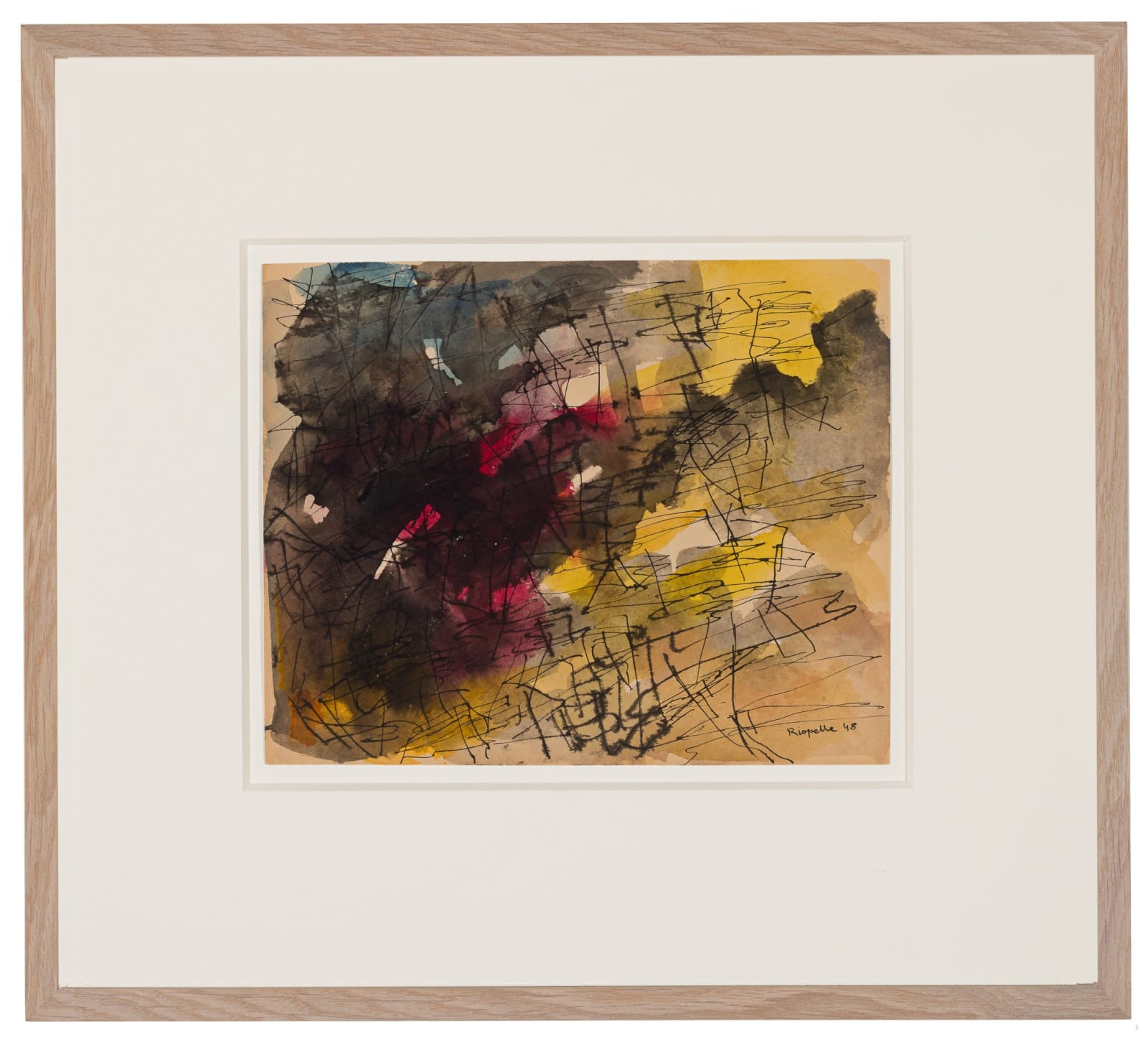 Jean Paul Riopelle, Sans titre, 1948