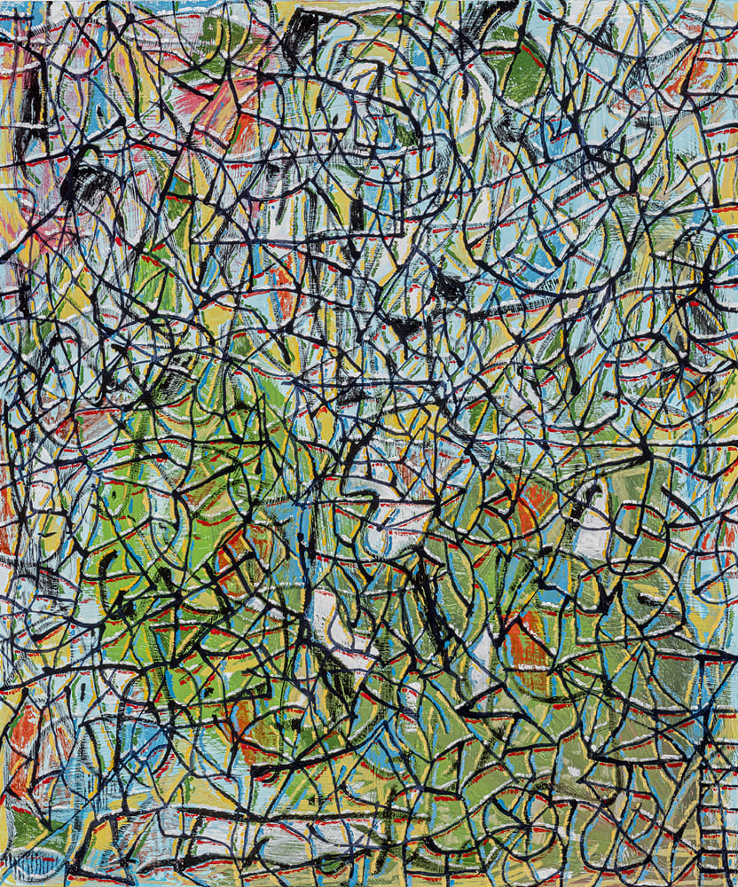 Peter Campbell, Garden Ensnared in Prismatic Cage, 2022