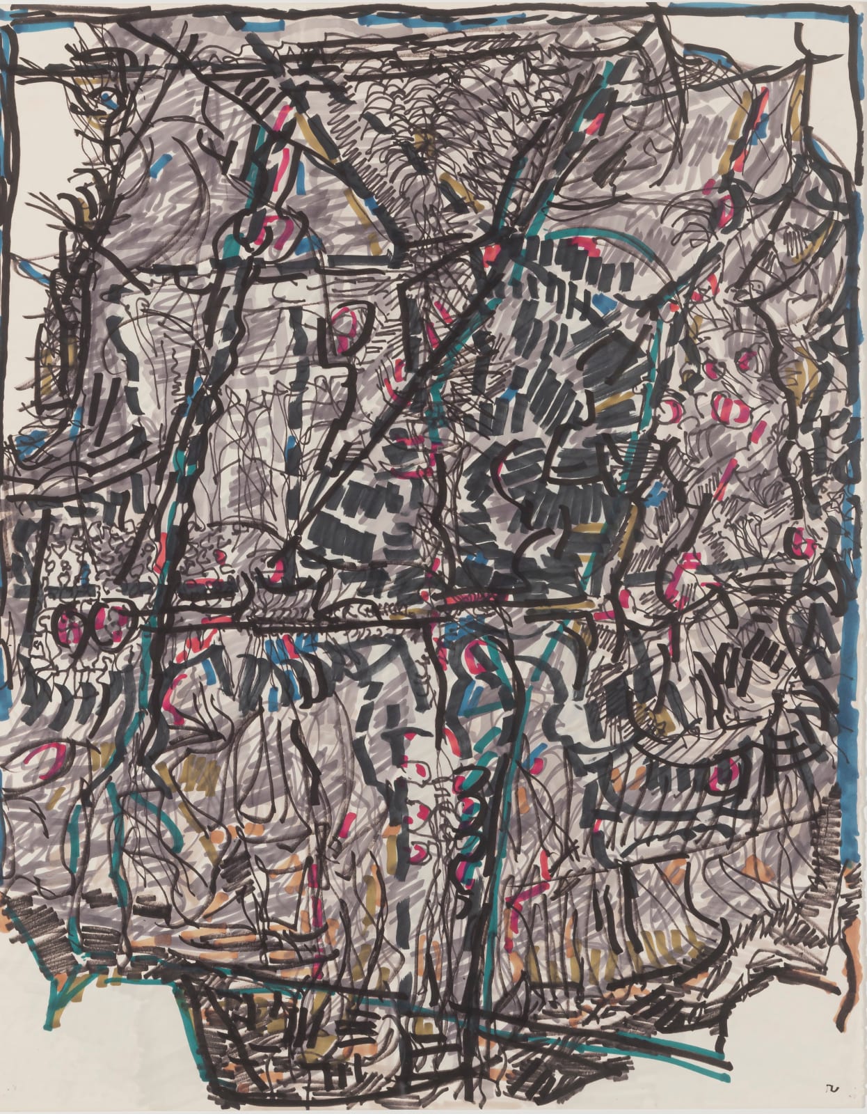 Jean Paul Riopelle, Sans titre, 1975