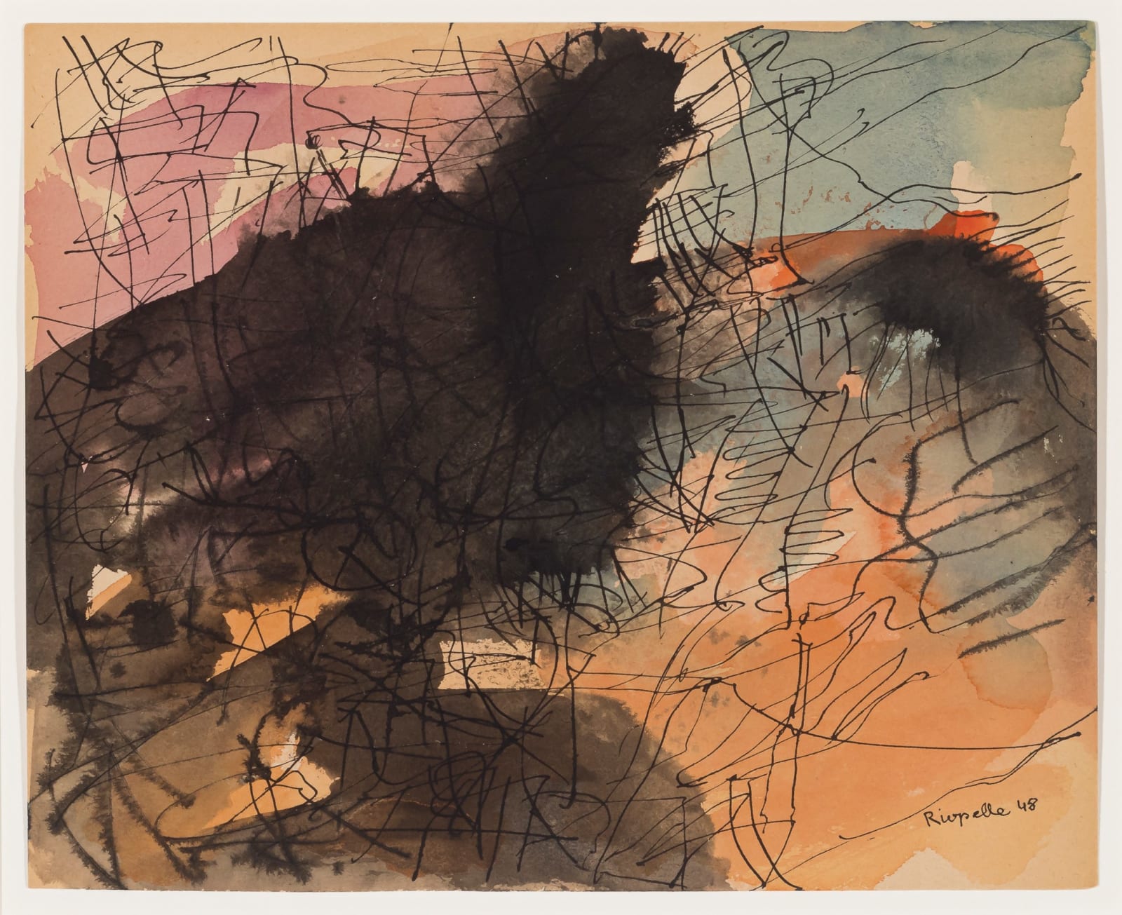 Jean Paul Riopelle, Sans titre, 1948
