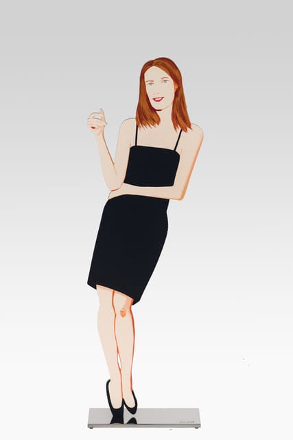Alex Katz, Black Dress; Sharon, 2018