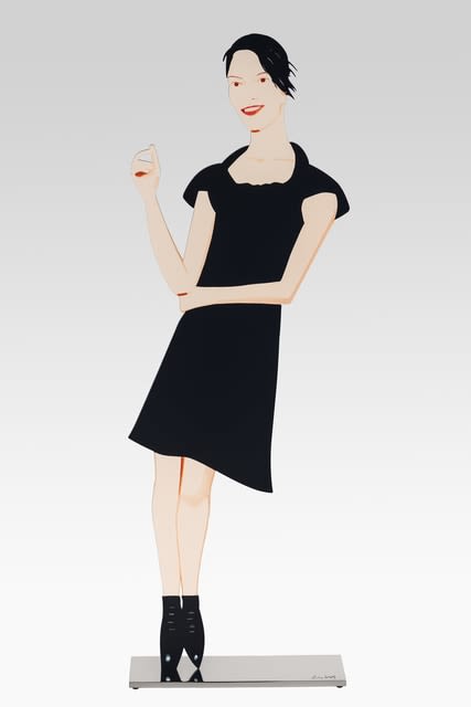 Alex Katz, Black Dress; Carmen, ca. 2018