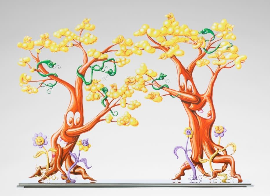 Kenny Scharf, Paradis Perdu (Cutout) , 2022