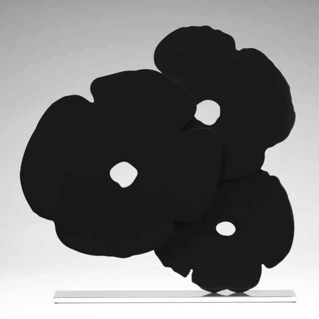 Donald Sultan, Black Poppies, 2017