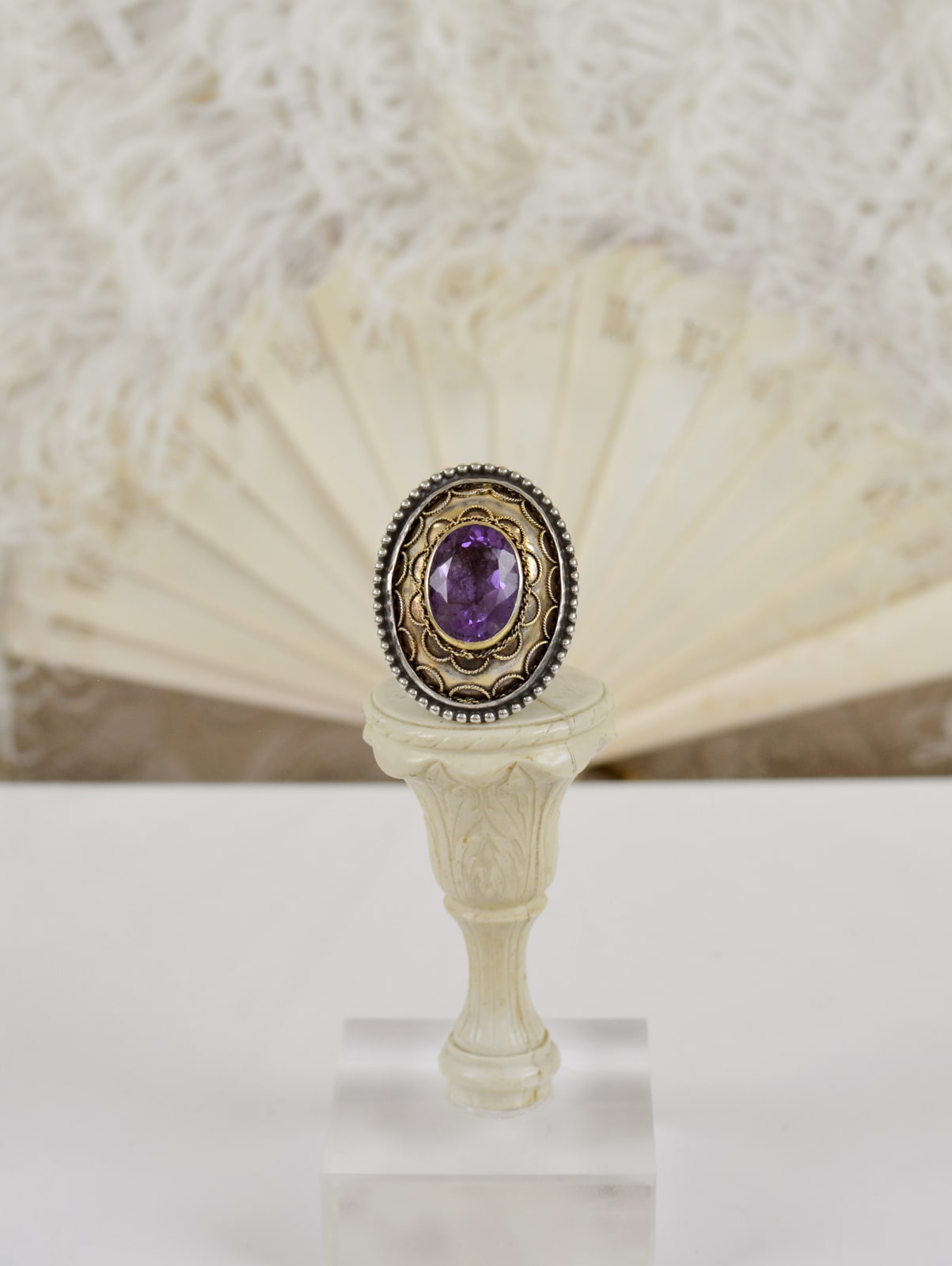 Jill Garber, NINETEENTH CENTURY GEORGIAN PERIOD AMETHYST RING