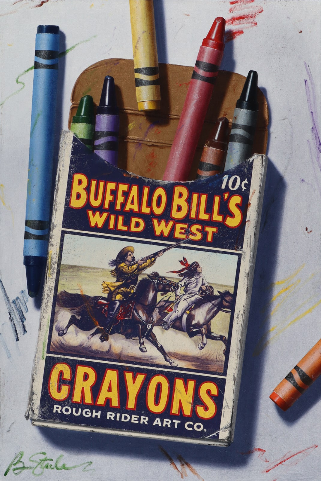 Ben Steele, Buffalo Bill's Crayons: Marksman
