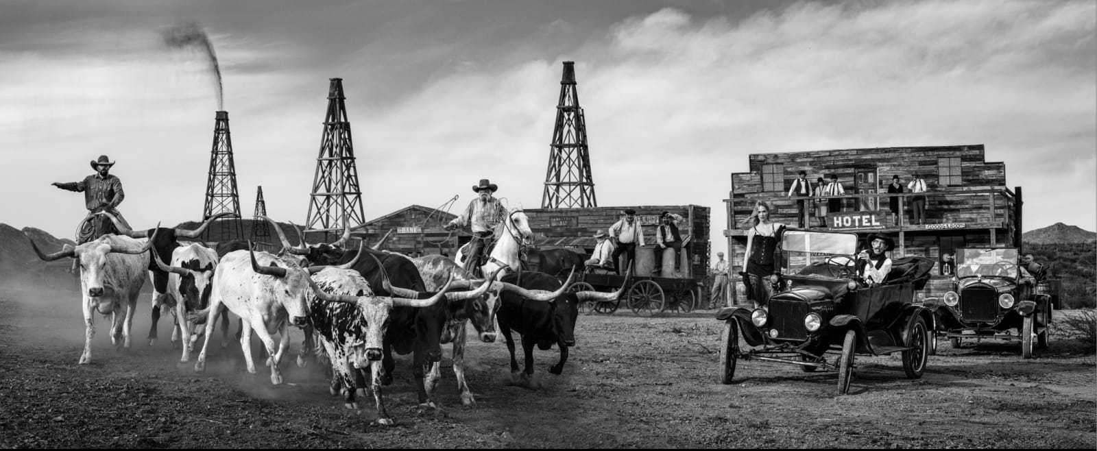 David Yarrow, Cattle & Oil
