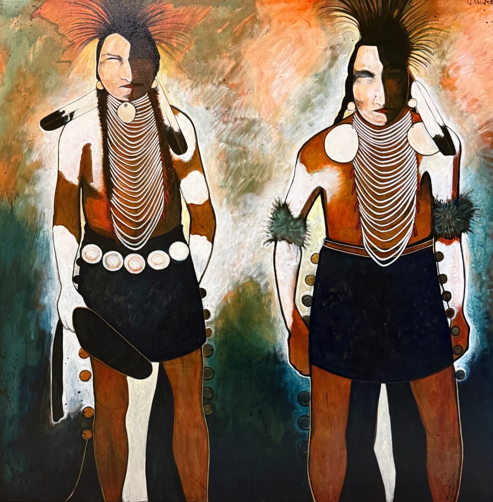 Kevin Red Star, Early Crow Indian Dancers