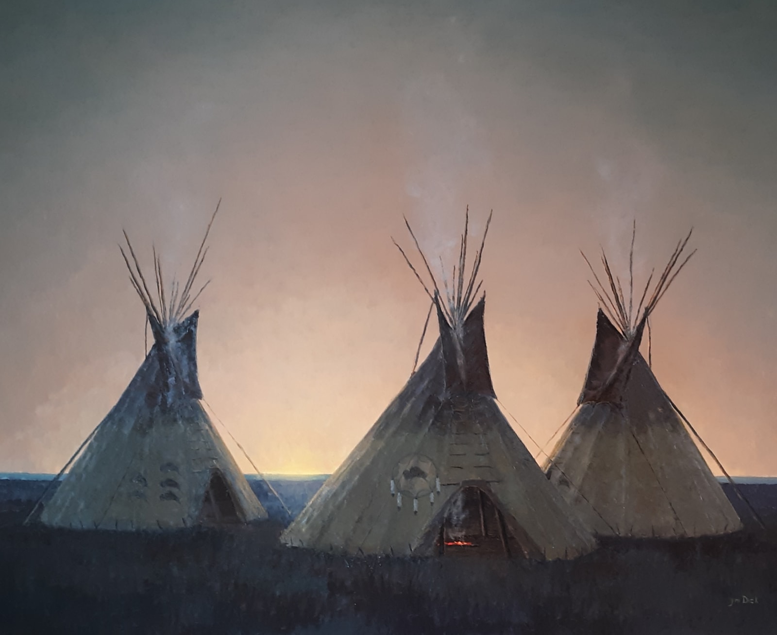 Jim Dick, Dusk on the Prairie