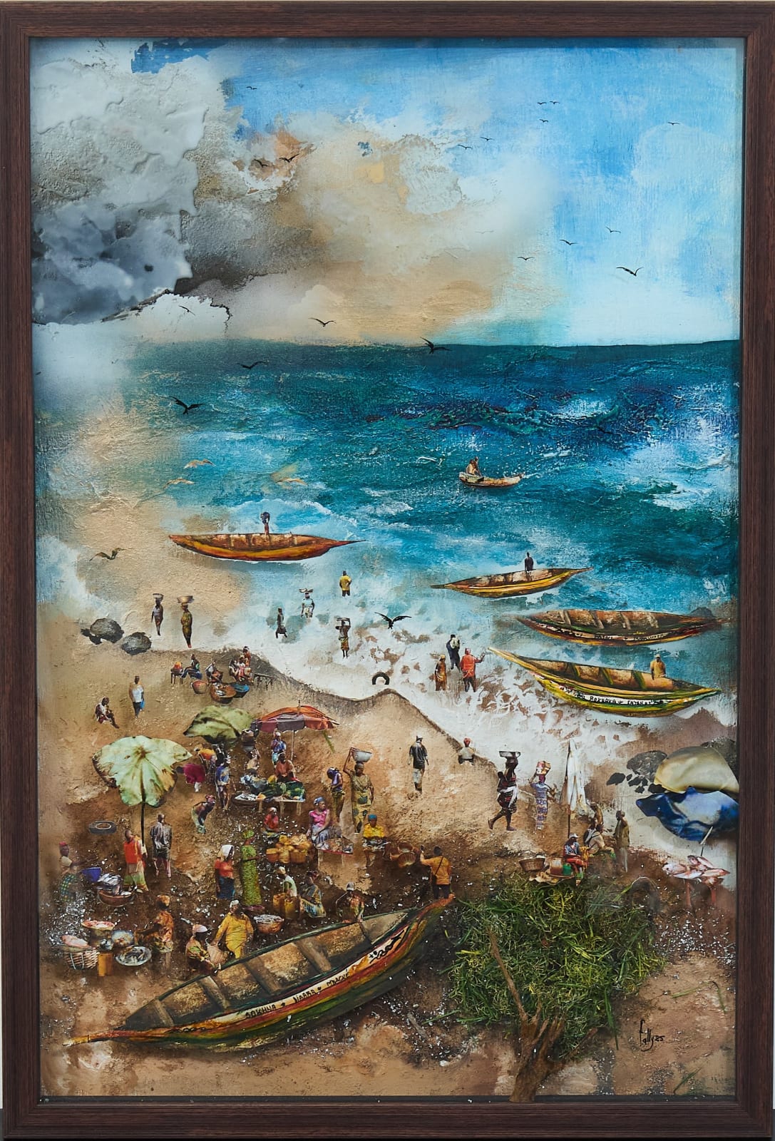 Fally Sène Sow, Au bord de l'Atlantique, 2025