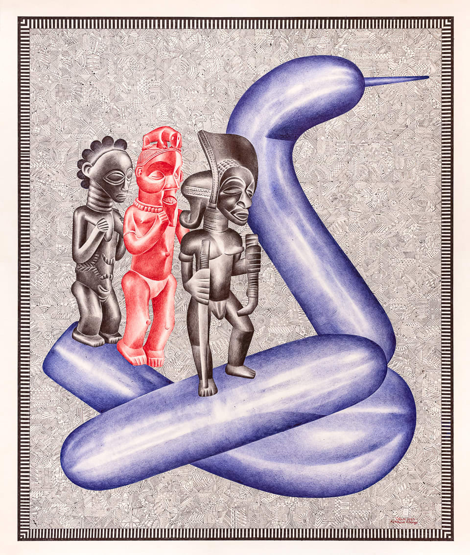 Raymond Tsham, Les trois ancêtres, 2023