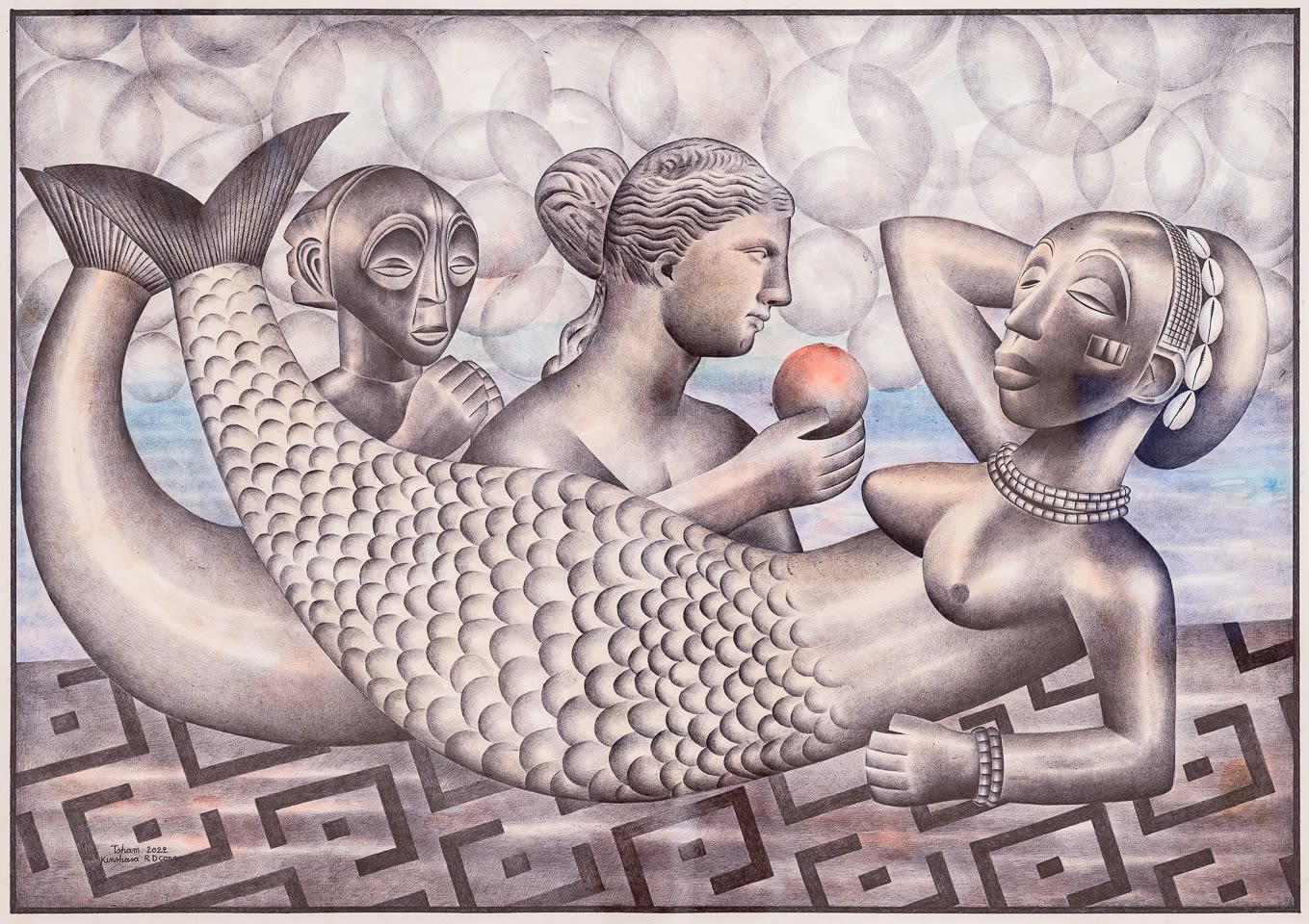 Raymond Tsham, Sirène Mami Wata, 2022