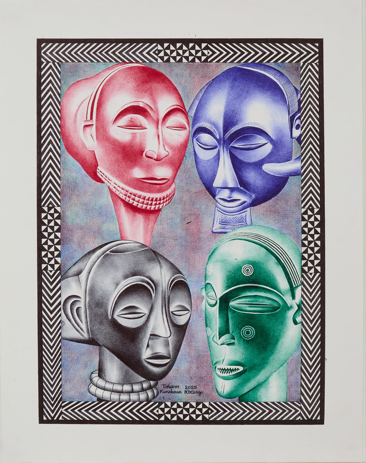 Raymond Tsham, Quatre couleurs un seul peuple, 2025