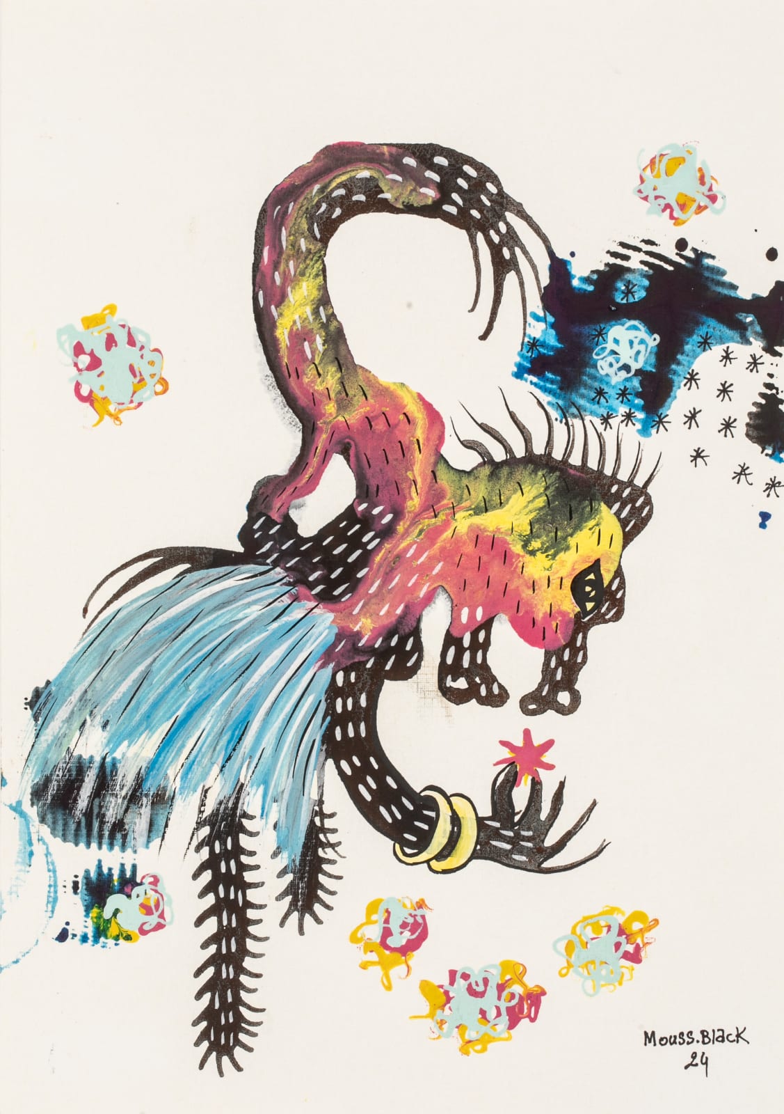 Mouss Black, Sans titre, 2024