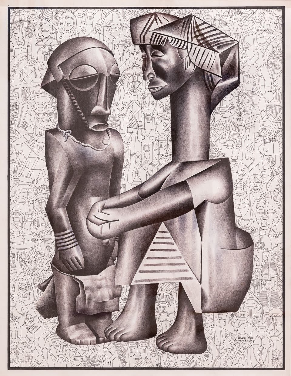 Raymond Tsham, L'oracle, 2022