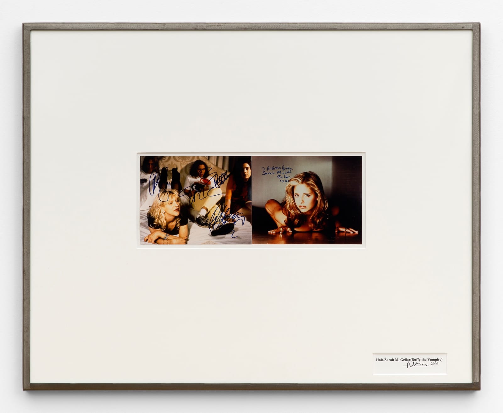 Richard Prince, Hole/Sarah M.Gellar (Buffy the vampire), 2000