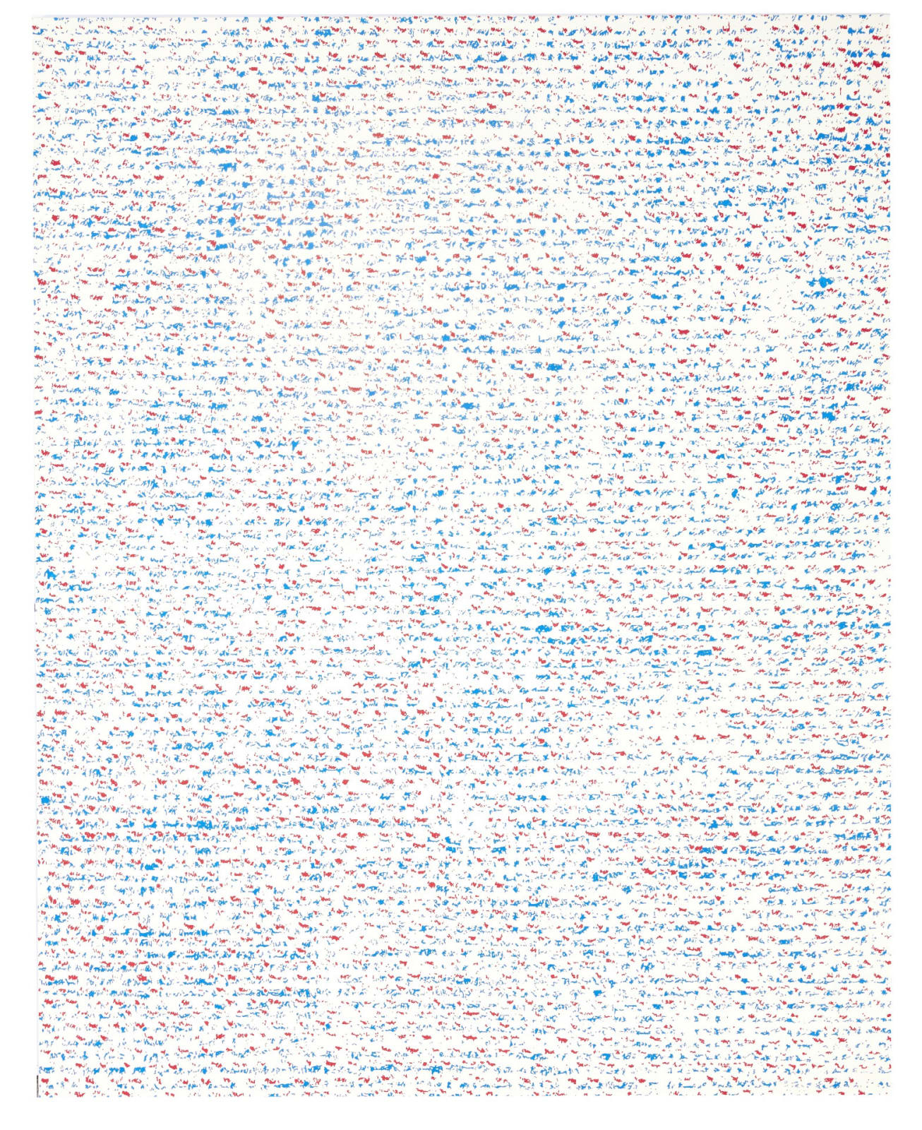 Cheyney Thompson, Untitled (Blue-Red), 2009