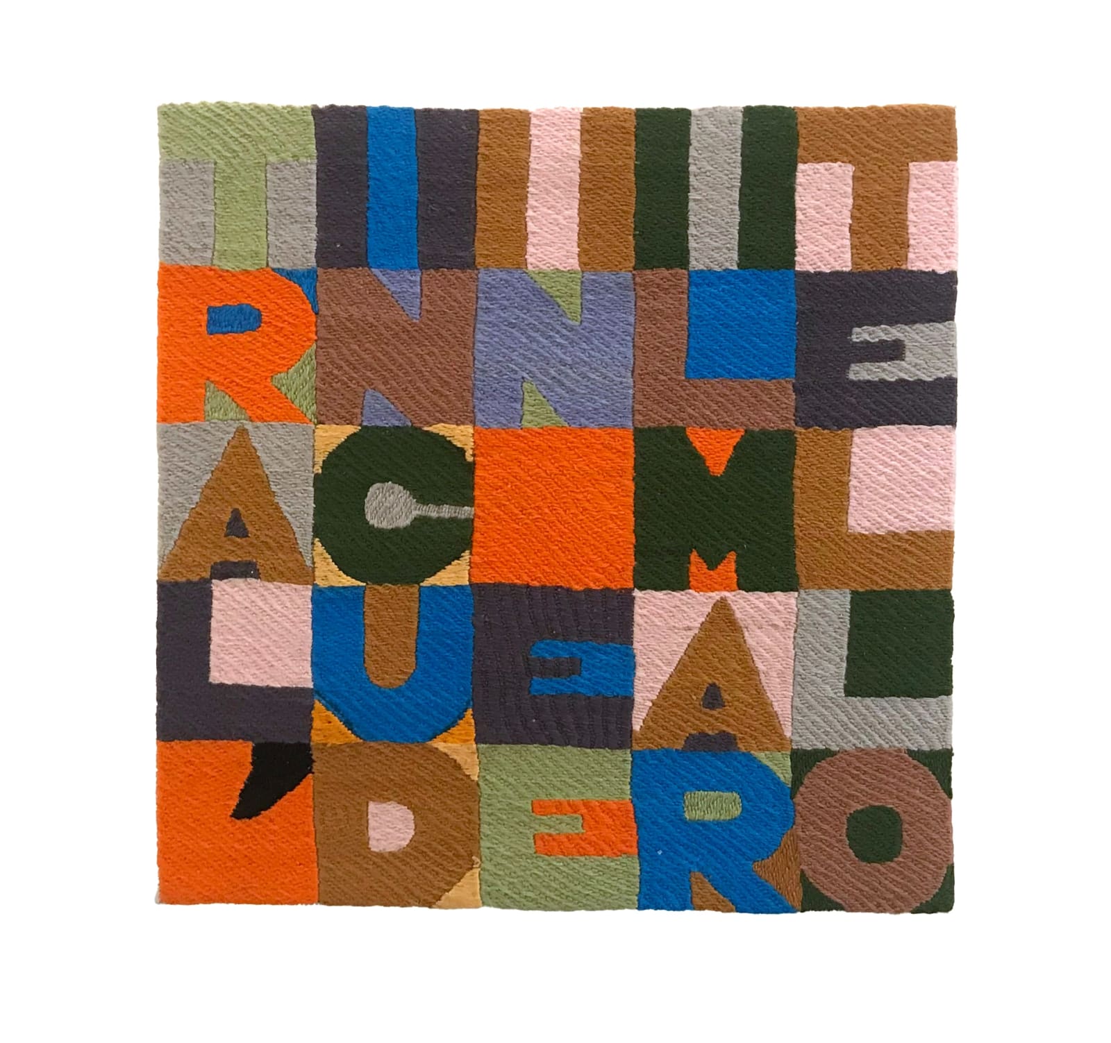 Alighiero Boetti, Tra l’Incudine e il Martello, 1987