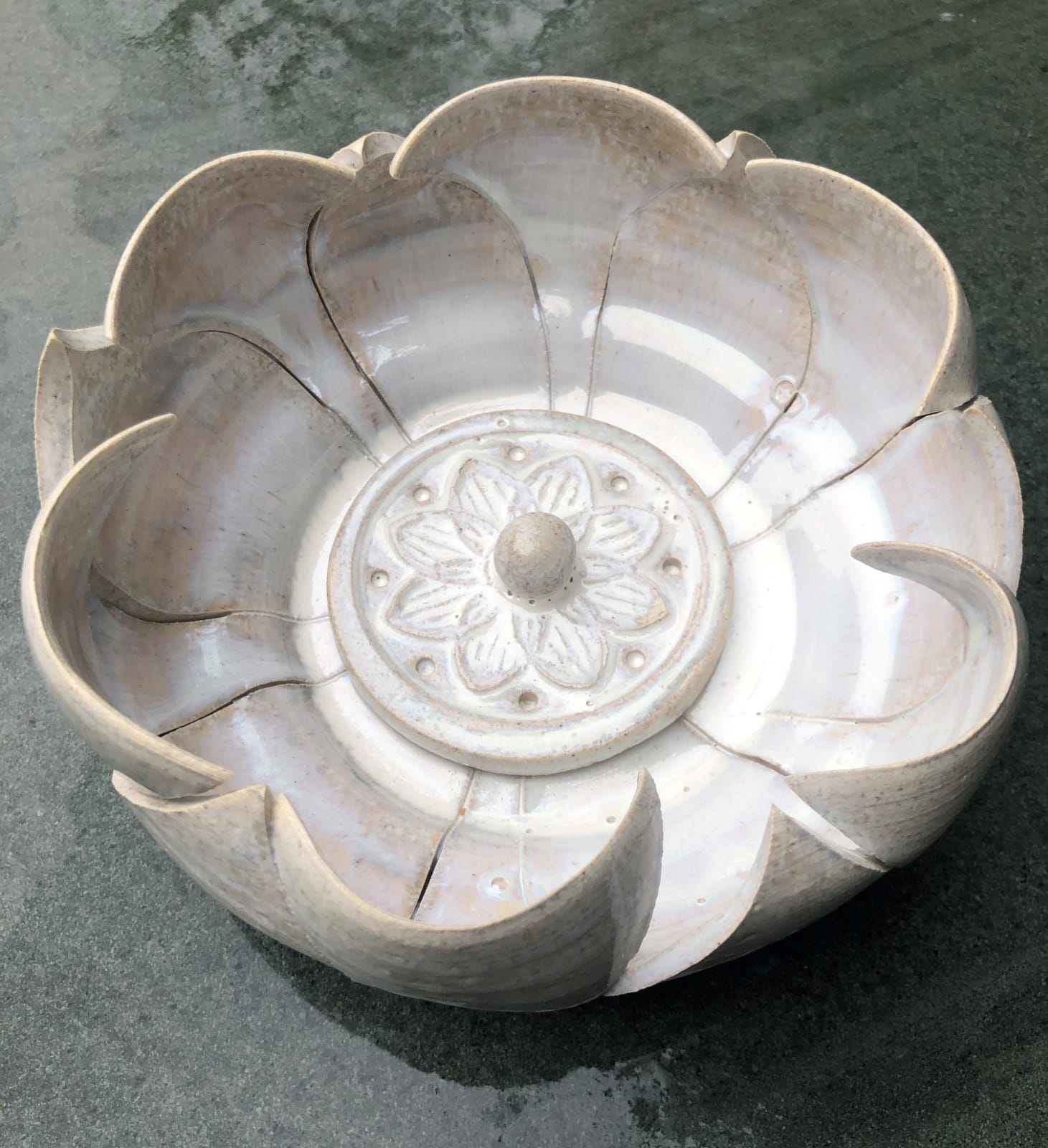 Kate Braine, Slash Pot with Butter Press Centre, 2020