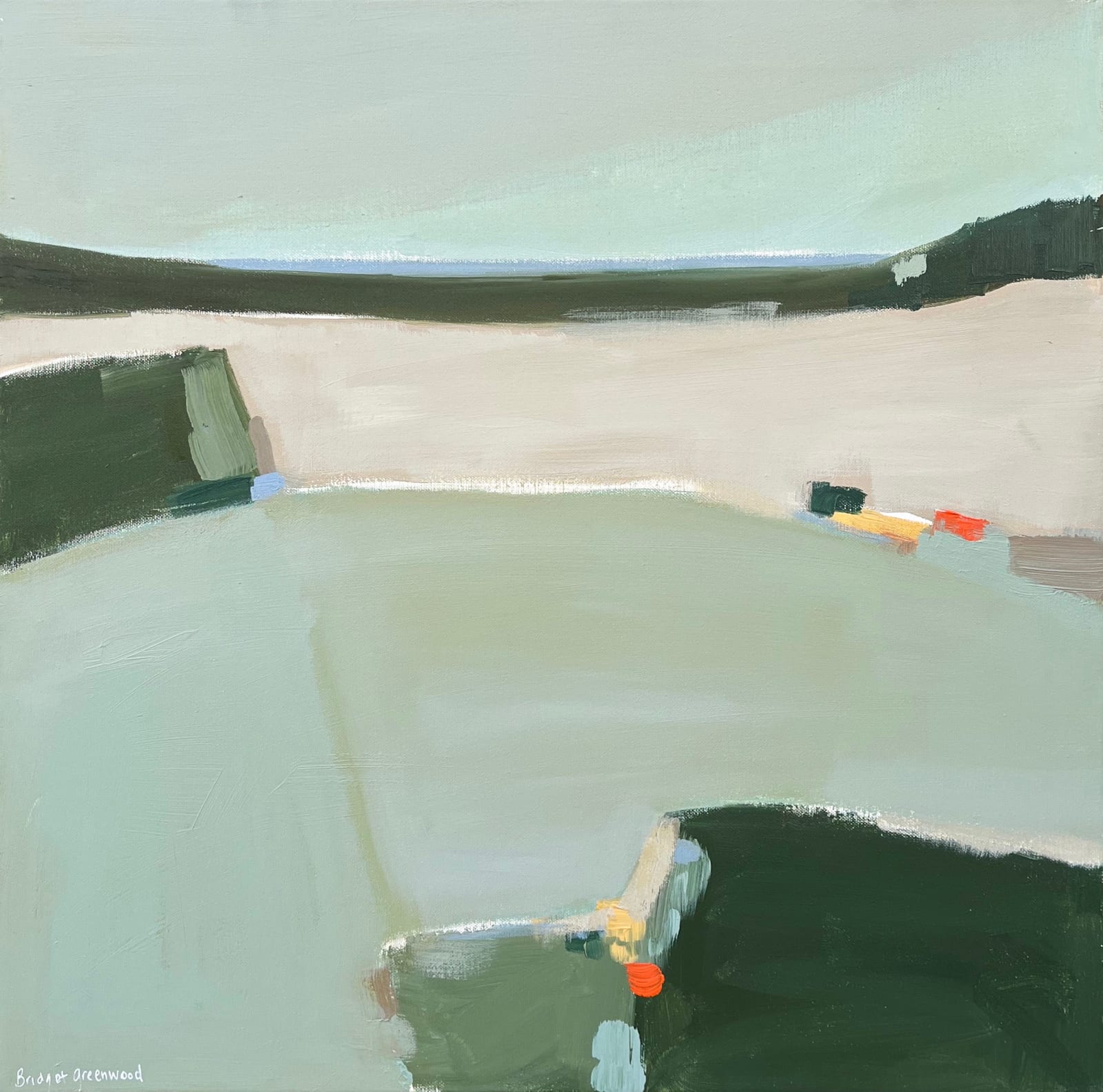 Bridget Greenwood, Landlocked Blues (London Gallery)