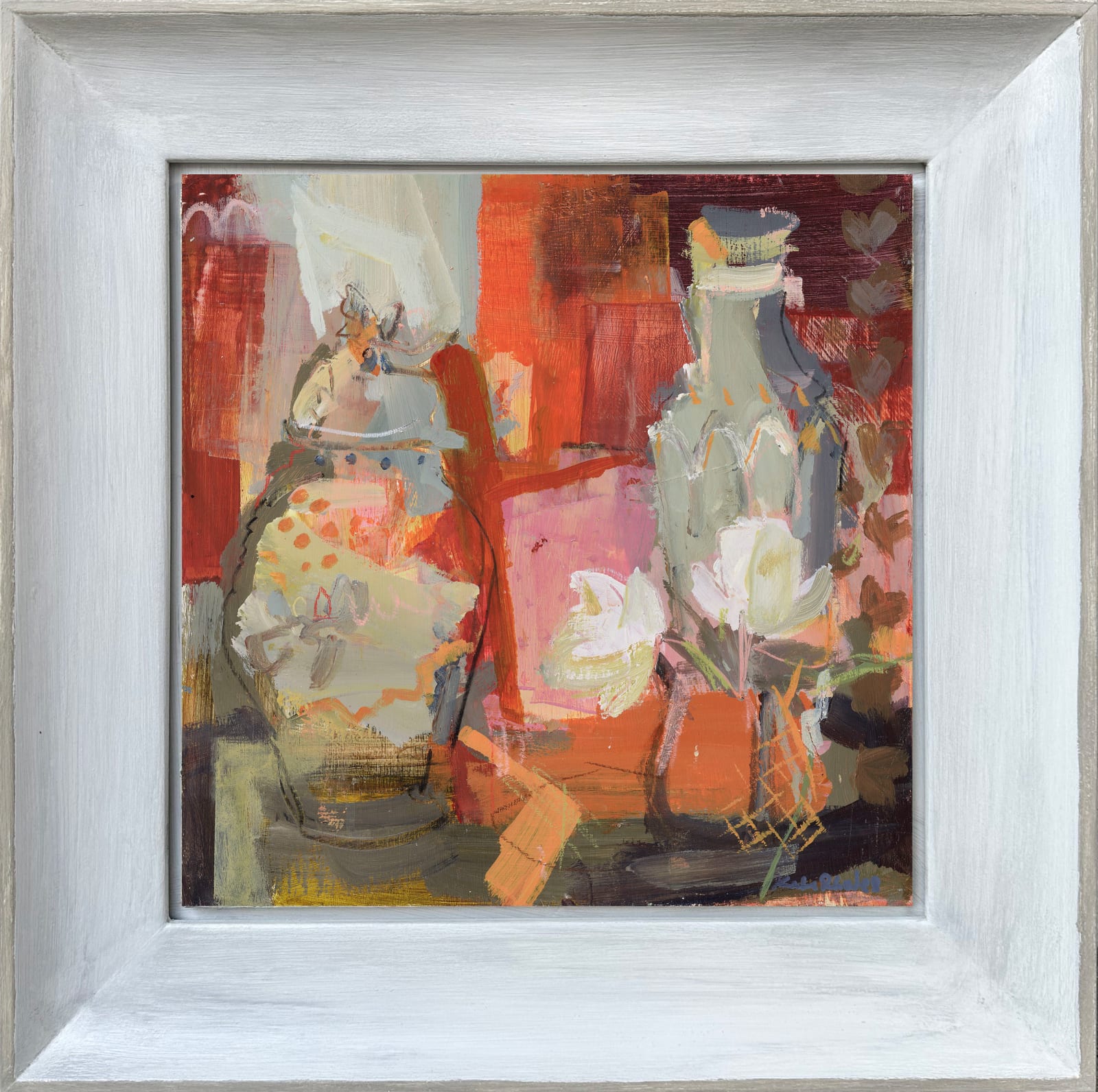 Kate Rhodes, Pots and Peonies (Hungerford Gallery)