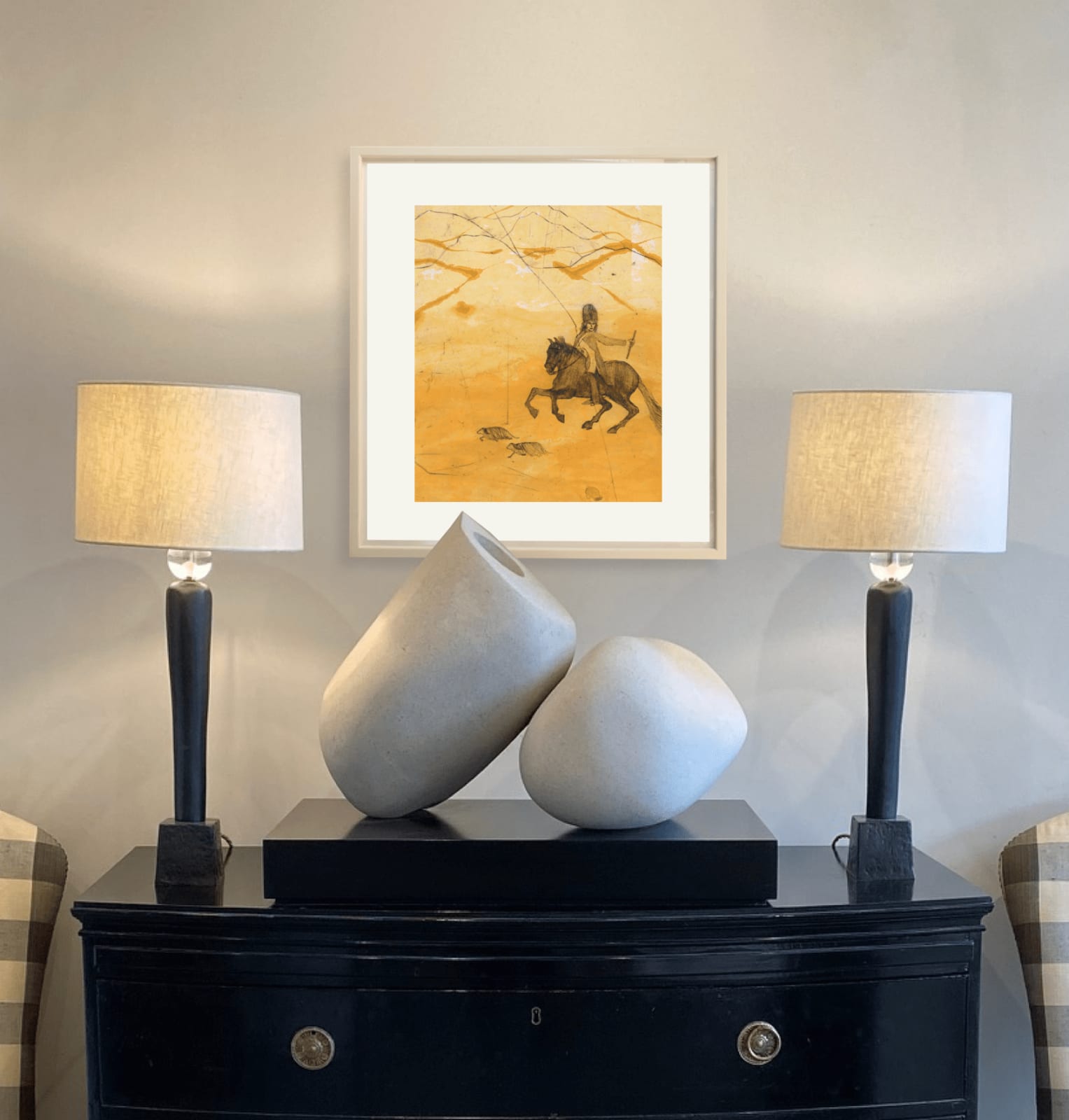 Kate Boxer, Bobby, Joey & Ferdinand VII (Unframed)