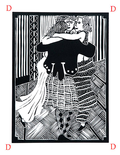 Dione Verulam, d is for dancing (Unframed)