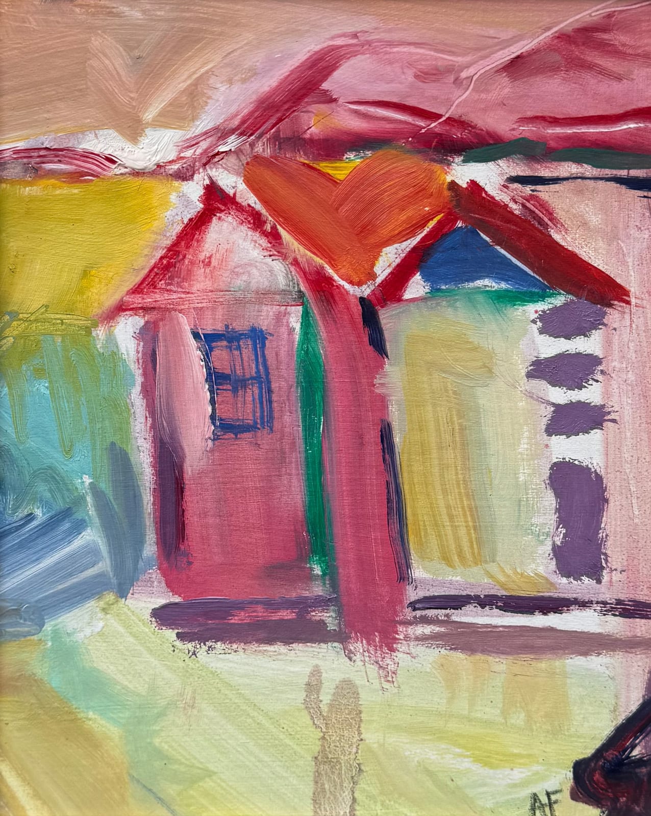 Annie Field, Beach Huts (Hungerford Gallery)